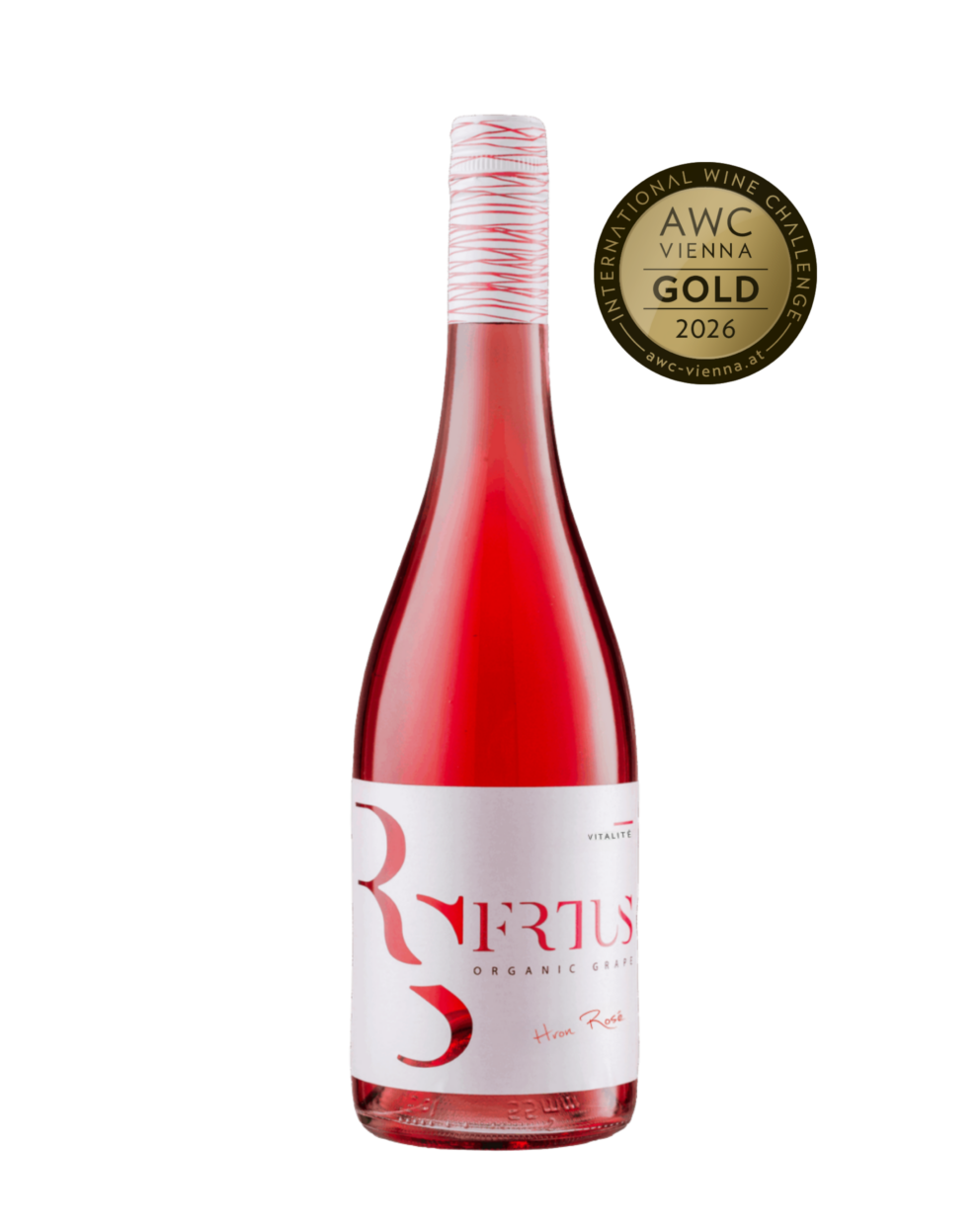 Osviežujúce Hron Rosé 2025 Frtus Winery z vinohradov v obci Rybník